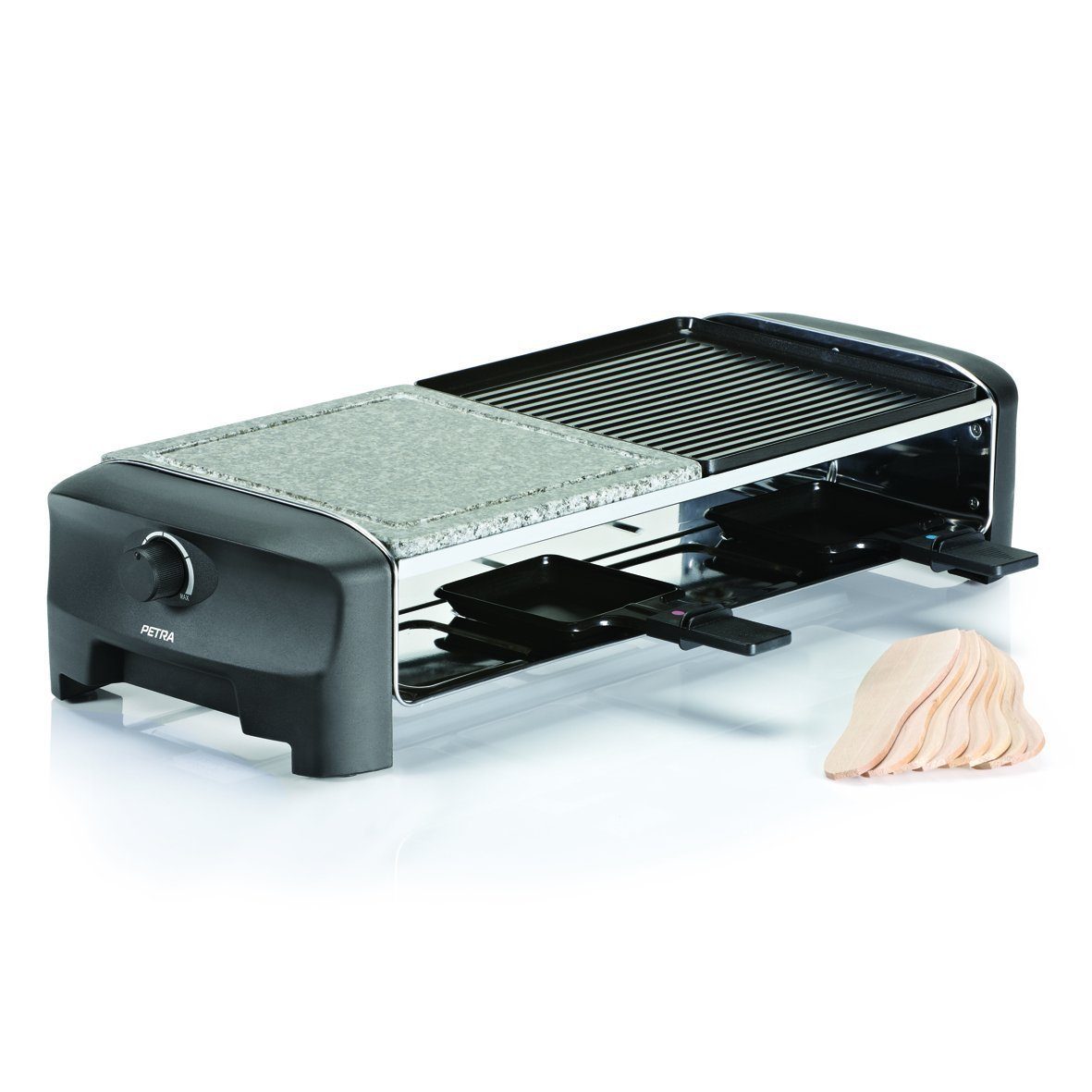 Petra Raclette Petra Stein RC80.47 Heißer 8 Raclette Pers.Raclettegrill Electric
