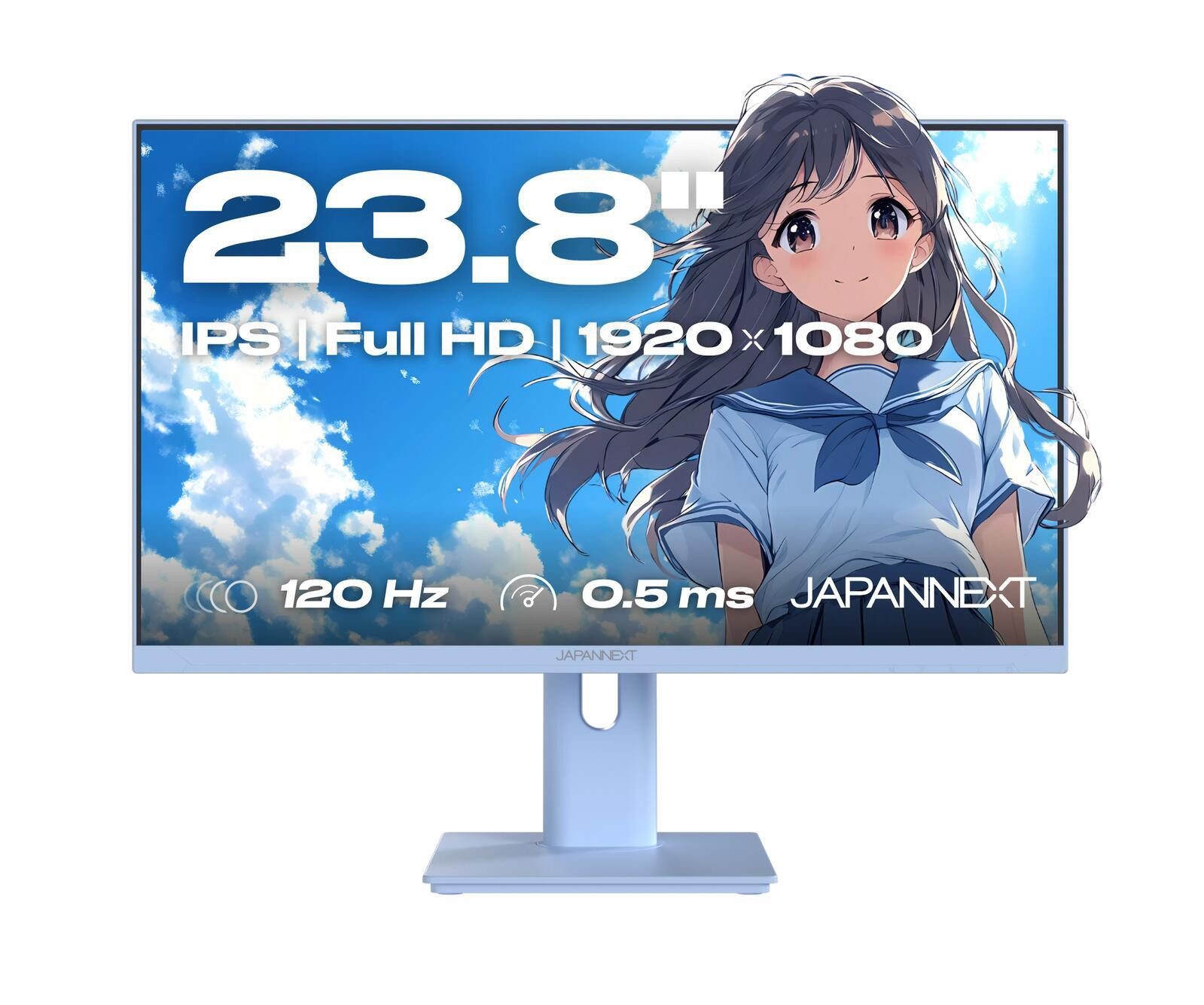 JAPANNEXT Gaming-LED-Monitor (1920 x 1080, 0,5 ms Reaktionszeit, 120 Hz, ELED)
