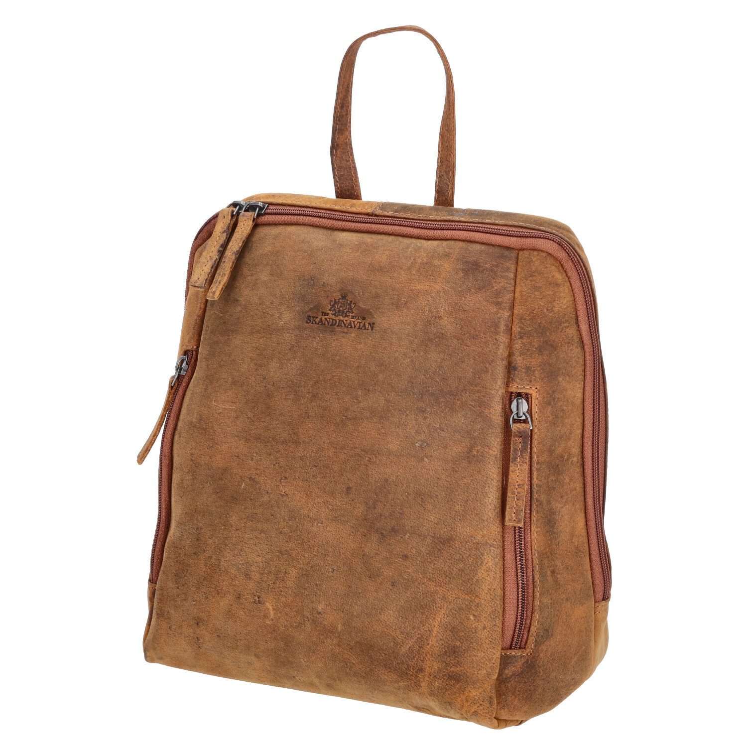 The Skandinavian Brand Freizeitrucksack The Skandinavian Brand Leder Rucksa günstig online kaufen