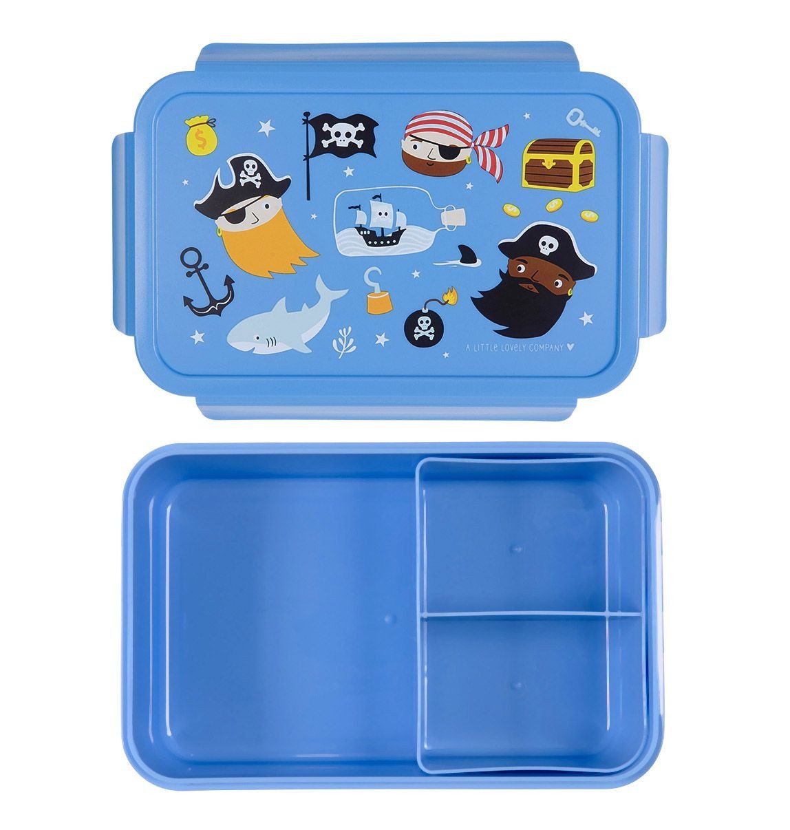 A Little Lovely Company Lunchbox Bento Lunchbox, PP, Mit herausnehmbarem Unterteilungsfach