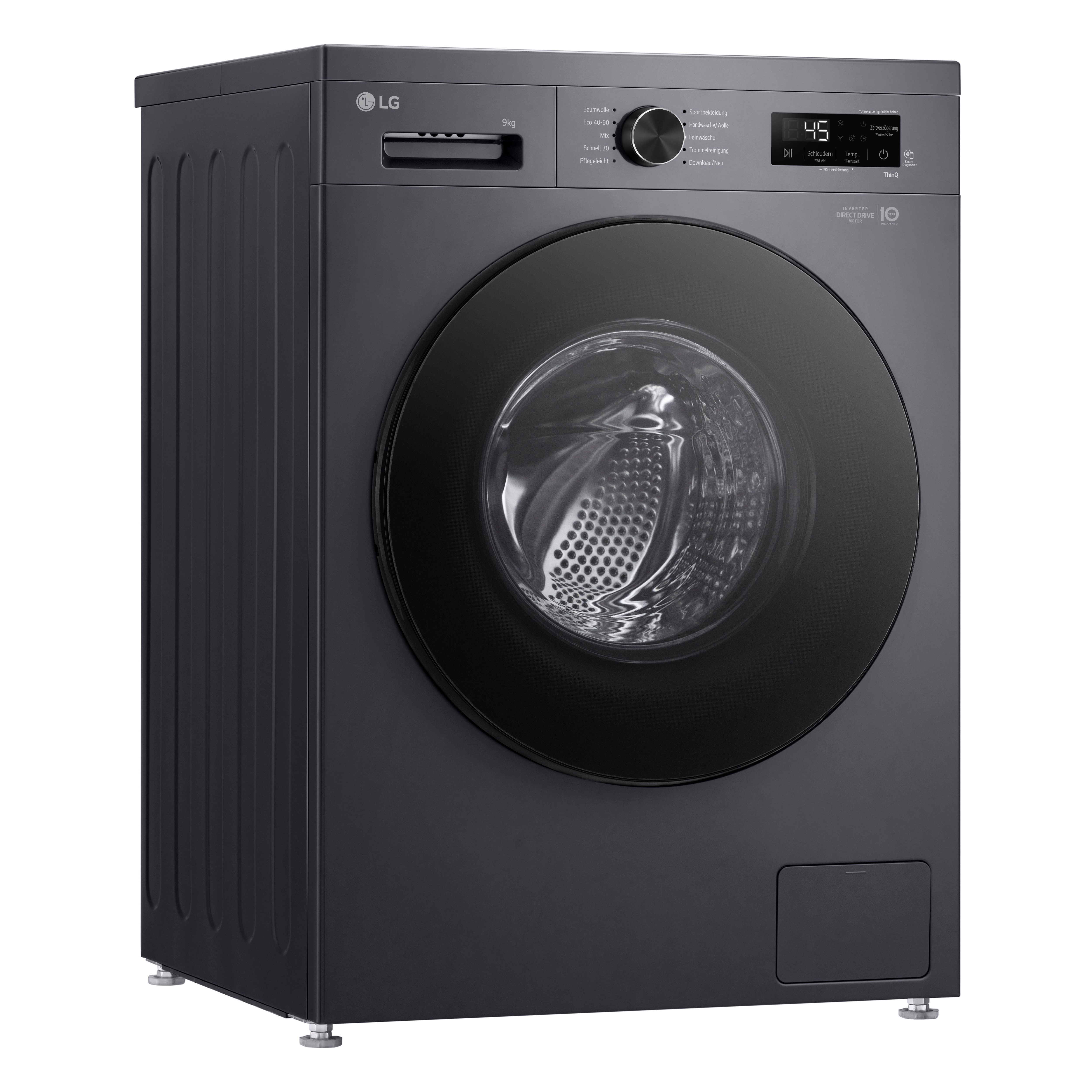LG Waschmaschine unterbaufähig F4WB309YB, 9 kg, 1400 U/min