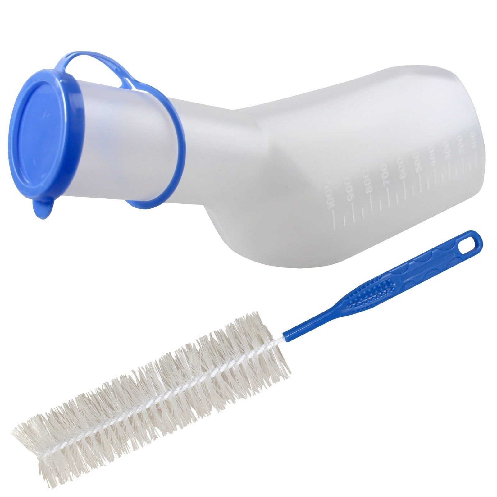 Urin-Flasche PP 1000 ml für Männer milchig