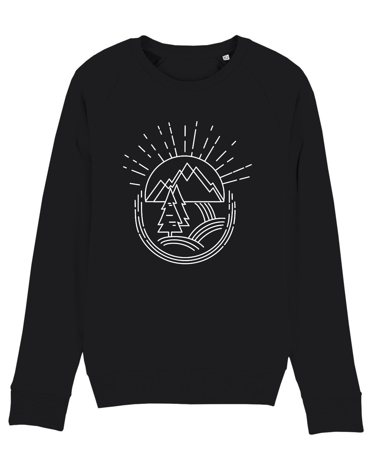 (1-tlg) Sweatshirt ist Natur wat? dunkelblau schön Apparel