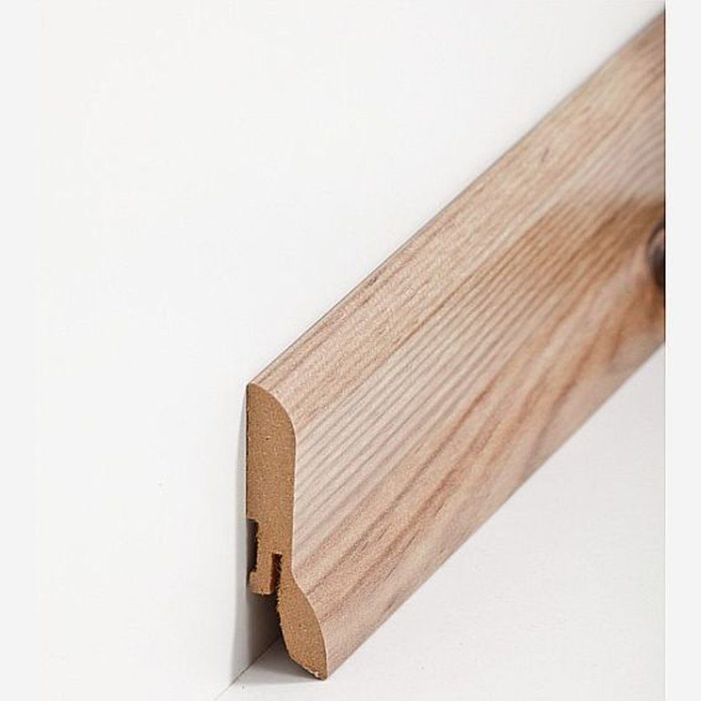 Südbrock Sockelleiste MDF, 20 x 60 x 2500 mm, Lofotenkiefer, Fußleiste, MDF foliert