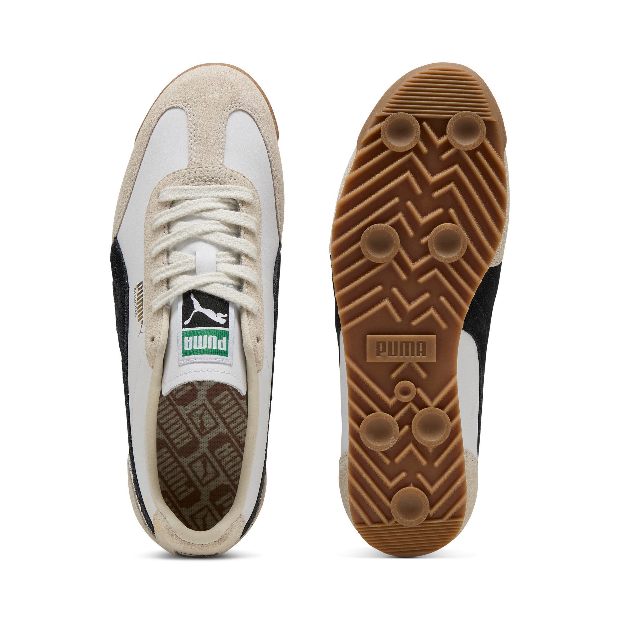 PUMA ARIZONA RETRO Sneaker aus Leder und Wildleder-Overlays, mit EVA-Zwischensohle