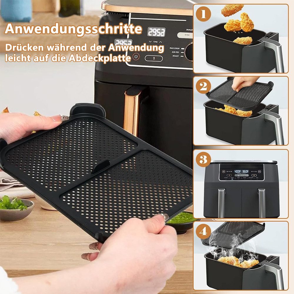 Silikon Liner Für Küchenmaschinen - Spritzwassergeschützte Mixer Einlage | 22,9x17,8cm | Falbar & Hitzebeständig