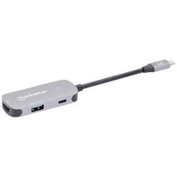 MANHATTAN Laptop-Dockingstation USB-C® auf HDMI 3-in-1 Docking- mit Power, USB-C® Power Delivery