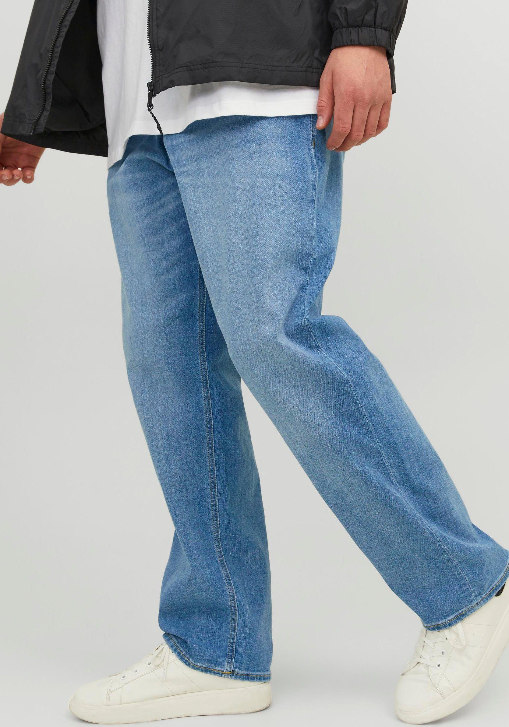 Jack & Jones PlusSize Tapered-fit-Jeans MIKE ORIGINAL Bis Weite 48 günstig online kaufen