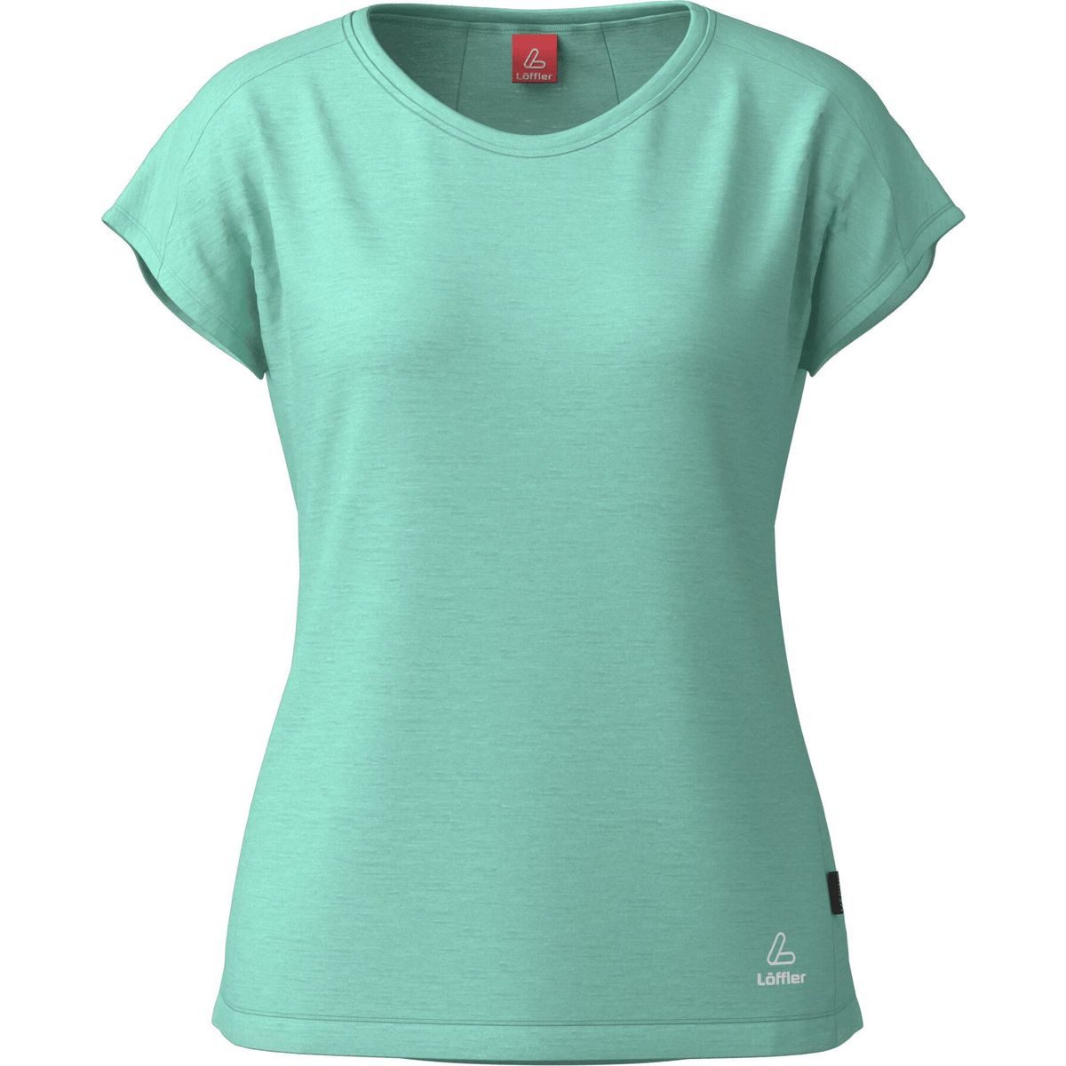 Löffler Kurzarmshirt Women Loose Shirt Merino-tencel(tm) Weiches, geruchsneutralisierendes Damen-Shirt aus Merinowolle und