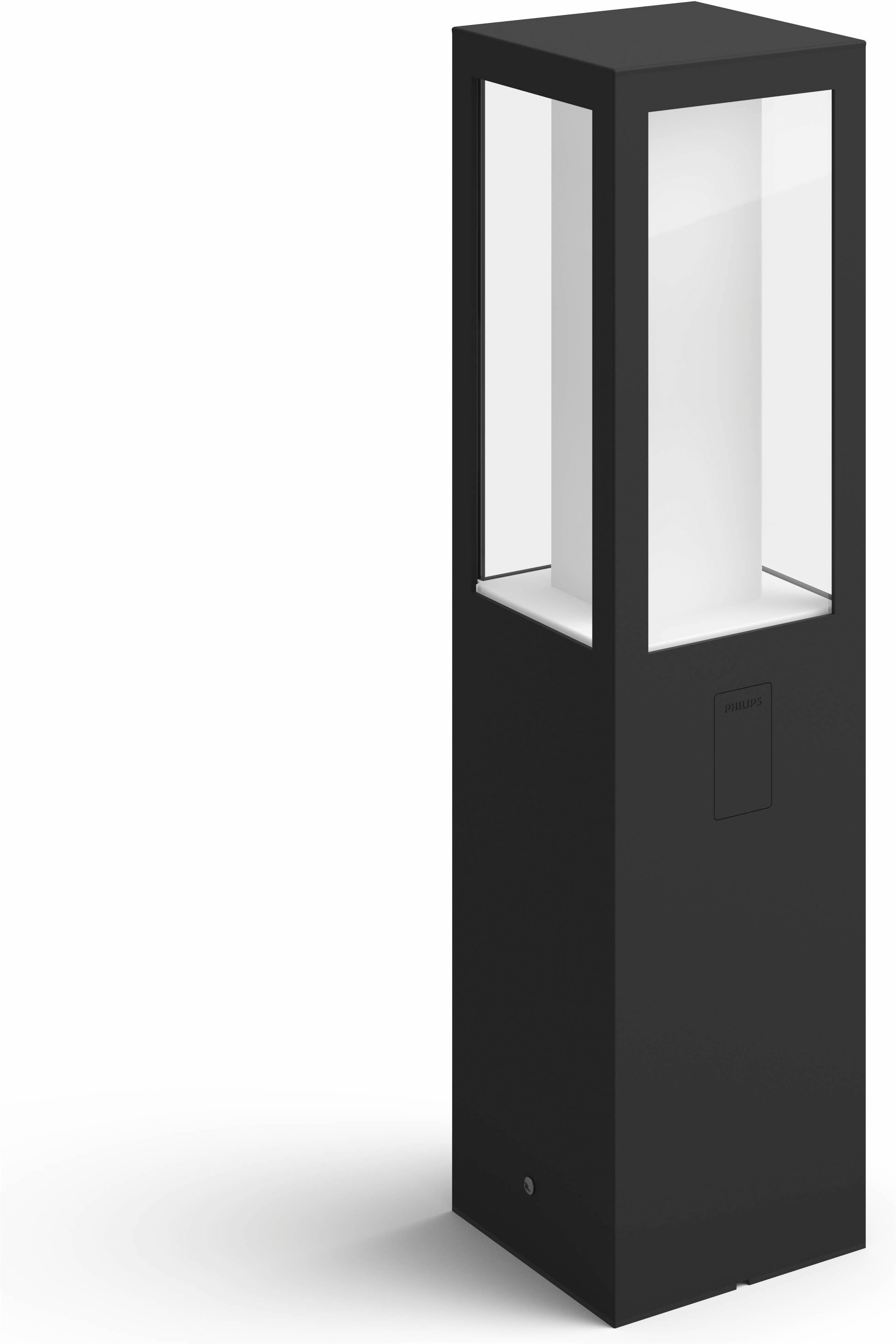 Philips Hue LED Sockelleuchte Outdoor White & Color Ambiance Impress Hochvolt, Abschaltautomatik, Bluetooth, CCT - über Fernbedienung, Dimmfunktion, Einschlafhilfe, Farbsteuerung, Farbwechsel, Memory, nach Trennung vom Netz, Nachtlichtfunktion, RGB, Smart Home, Timerfunktion, Weckerfunktion, dimmbar über Fernbedienung, mehrere Helligkeitsstufen, LED fest integriert, Farbwechsler, RGB, warmweiß - kaltweiß, Steuerbar per App und Stimme, Smart Home fähig, Farbfähig und Weißtöne
