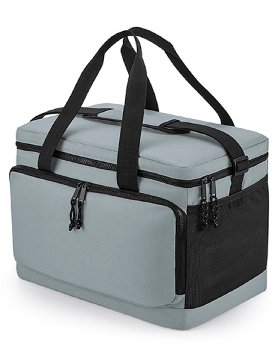 Bag Base Kühltasche große Kühltasche mit Schultergurt, 40 x 26 x 28 cm Grau