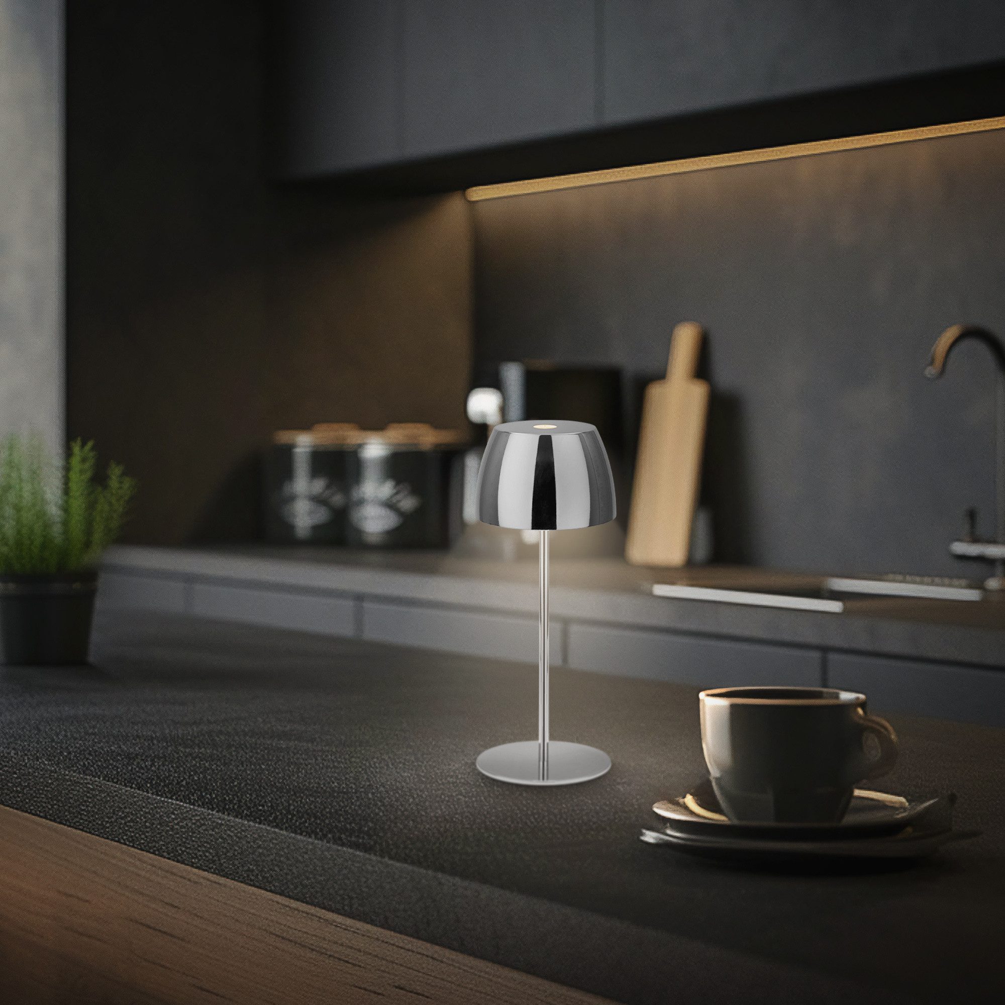 Briloner Leuchten Tischleuchte Akku Tischlampe dimmbar günstig online kaufen