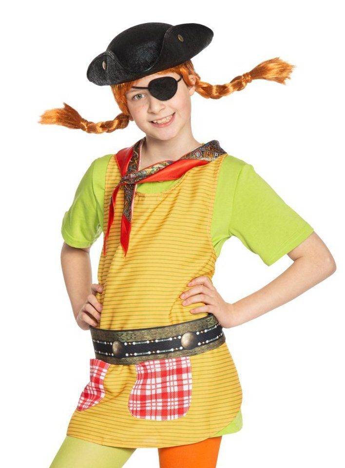 Maskworld Kostüm Pippi in Taka-Tuka-Land Piratenset, Alles was Du brauchst,  um Pippi Langstrumpfs Papa zu befreien!