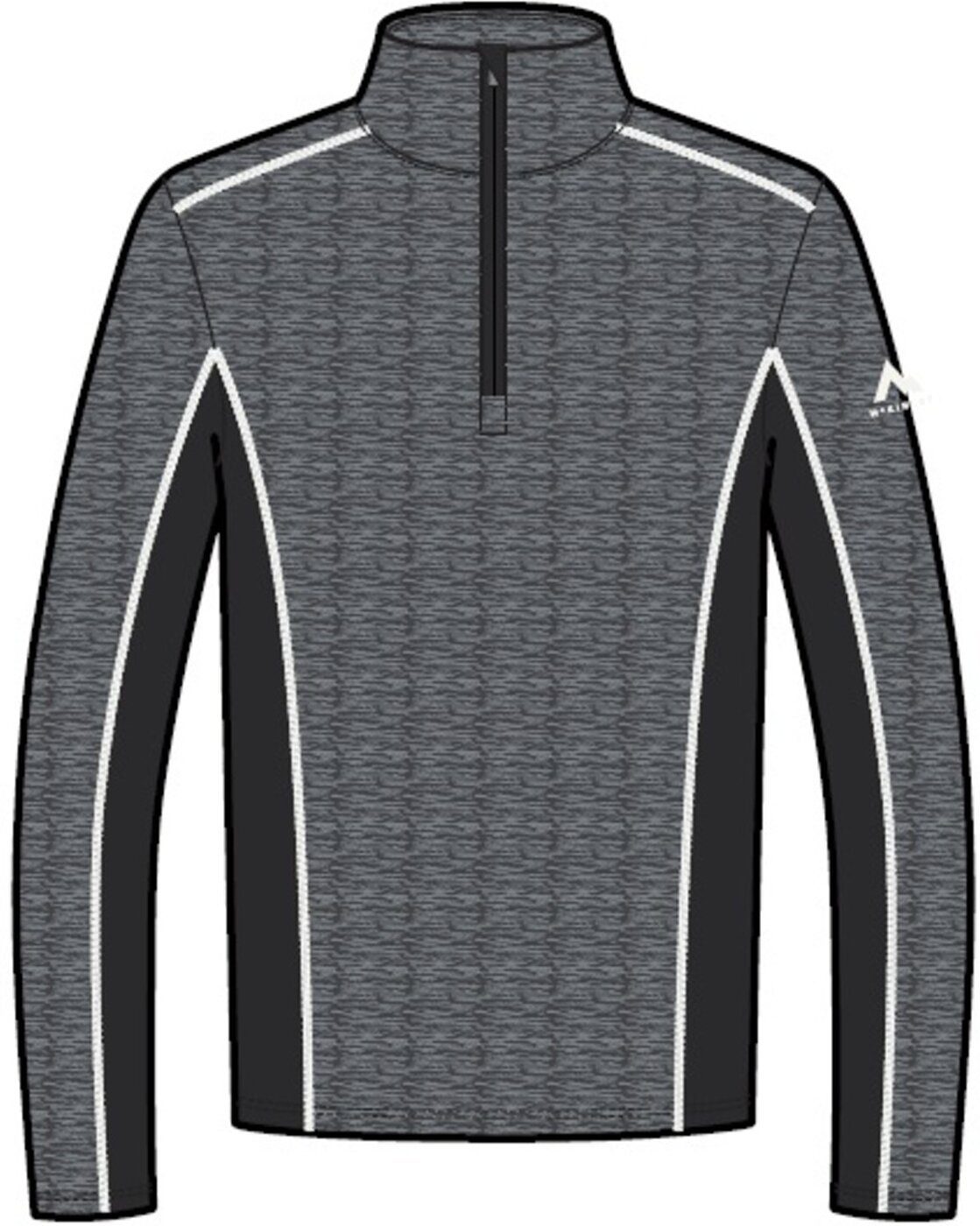 McKINLEY Fleecepullover He.-Funktions-Shirt Hero II M 901 MELANGE/BLACK NIGHT