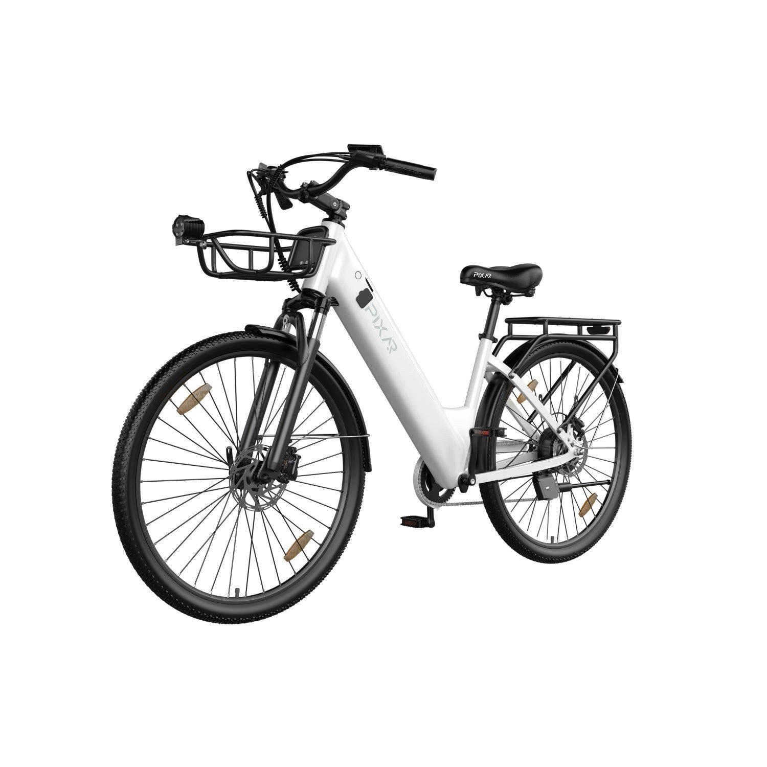 PIXAR E-Bike C1 PRO 250W 36V 18Ah Elektrofahrrad mit Scheibenbremsen, 7 Gang, 648,00 Wh
