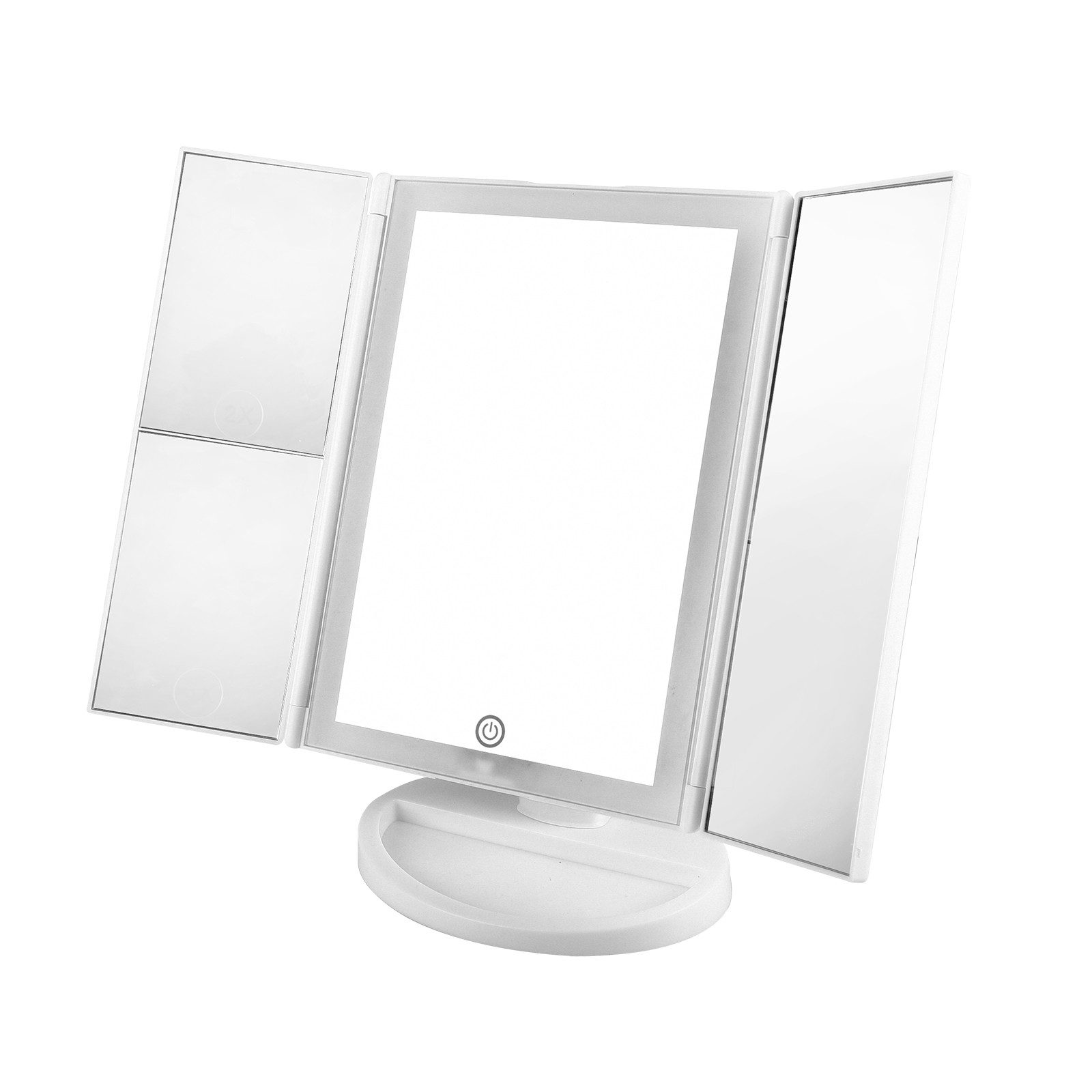 KAHOO Косметички Make-up Зеркало для макияжа, 34x24cm, Touch Beleuchtung
