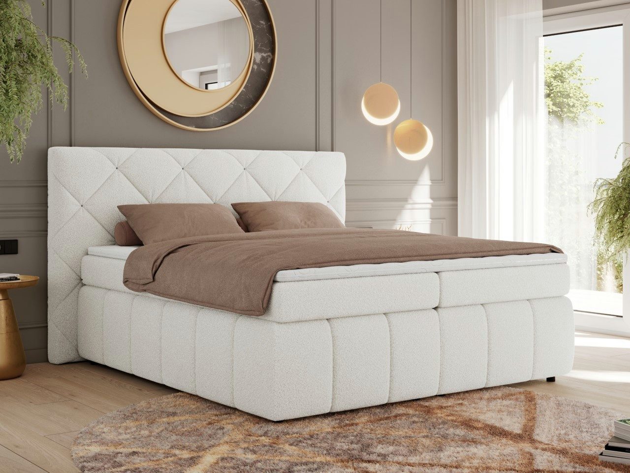 MKS MÖBEL Boxspringbett RITA (Packung, Set, günstig online kaufen