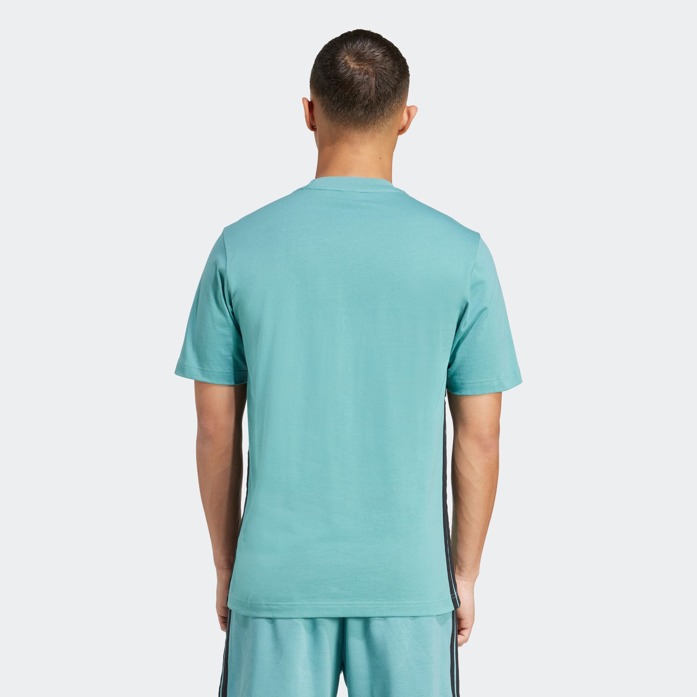 adidas Sportswear T-Shirt M 3S SJ T mit Rundhalsausschnitt, aus Baumwolle, weiches Single Jersey