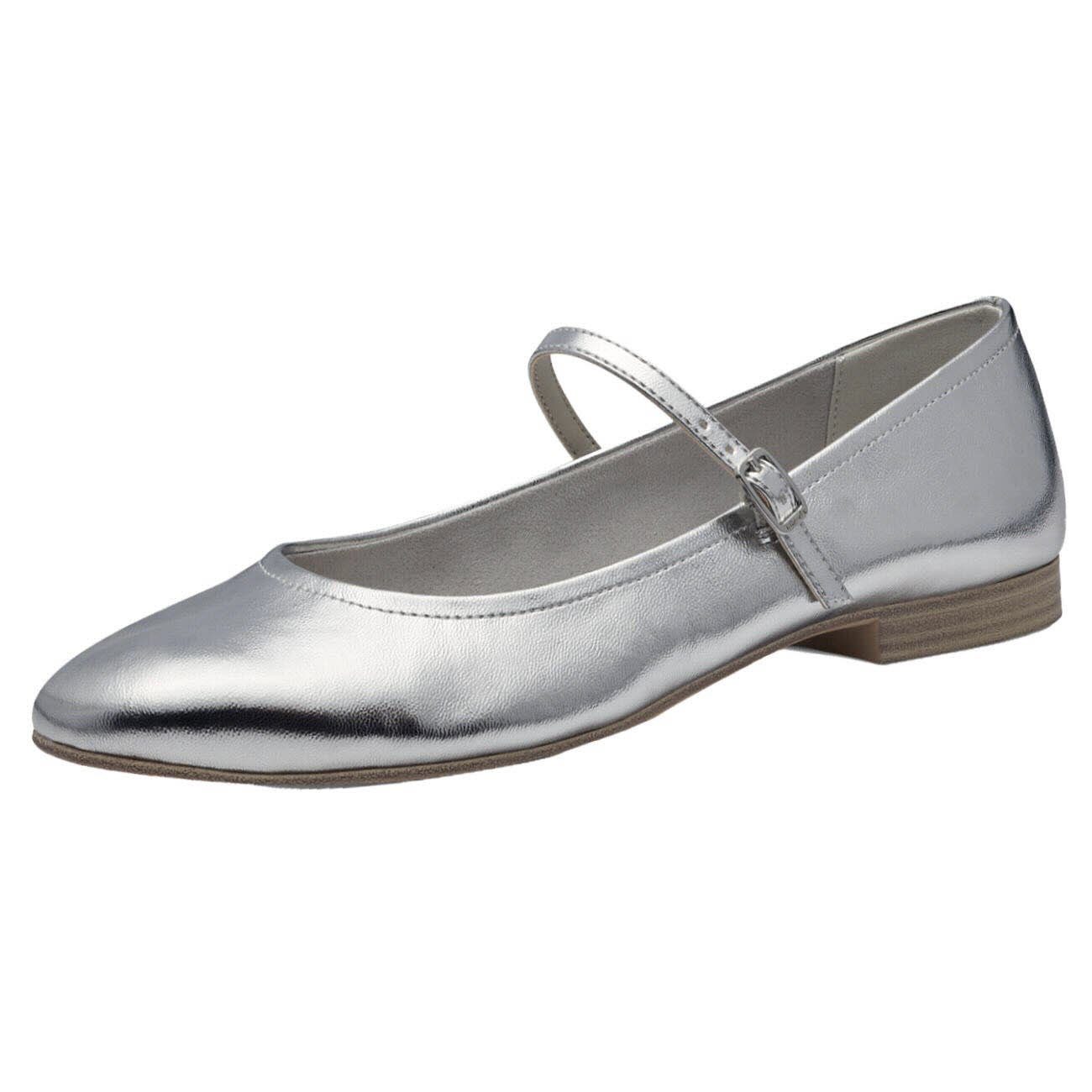 TAMARIS Comfort Ballerina's voor dames met strik, rood gelakt, 41 EU, rood, lak, 41 EU
