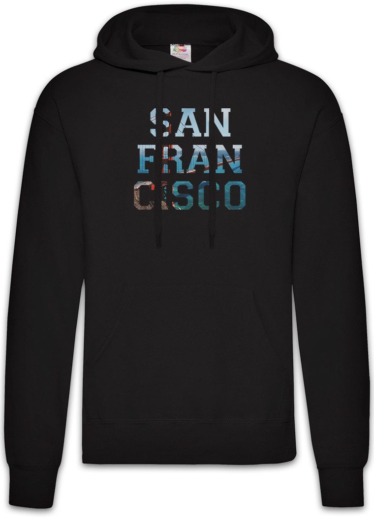 Hoodie San Francisco Herren Hoodie California Kalifornien Skyline Stadt City