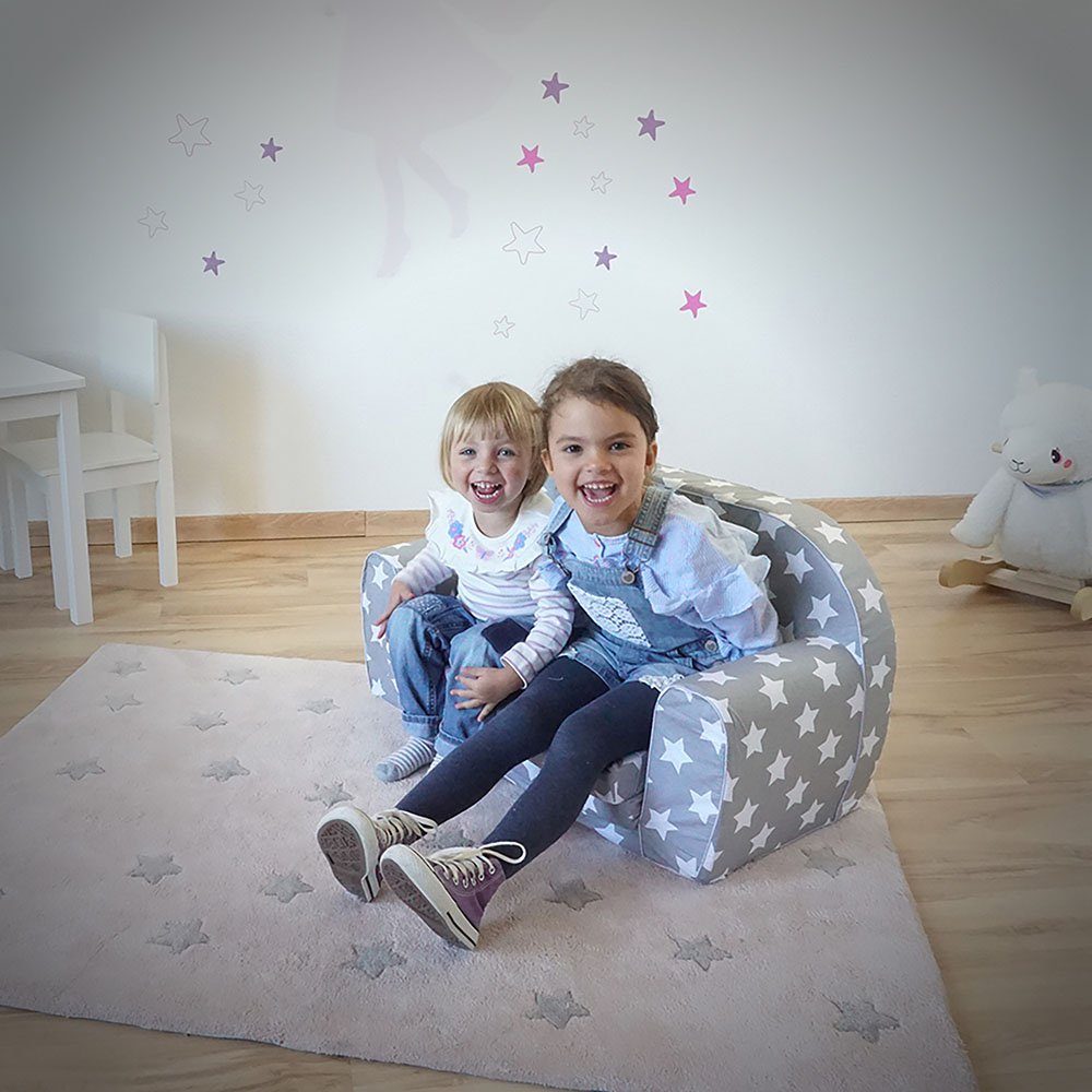 Grey in Knorrtoys® Made Kinder; White Stars, Sofa Europe für