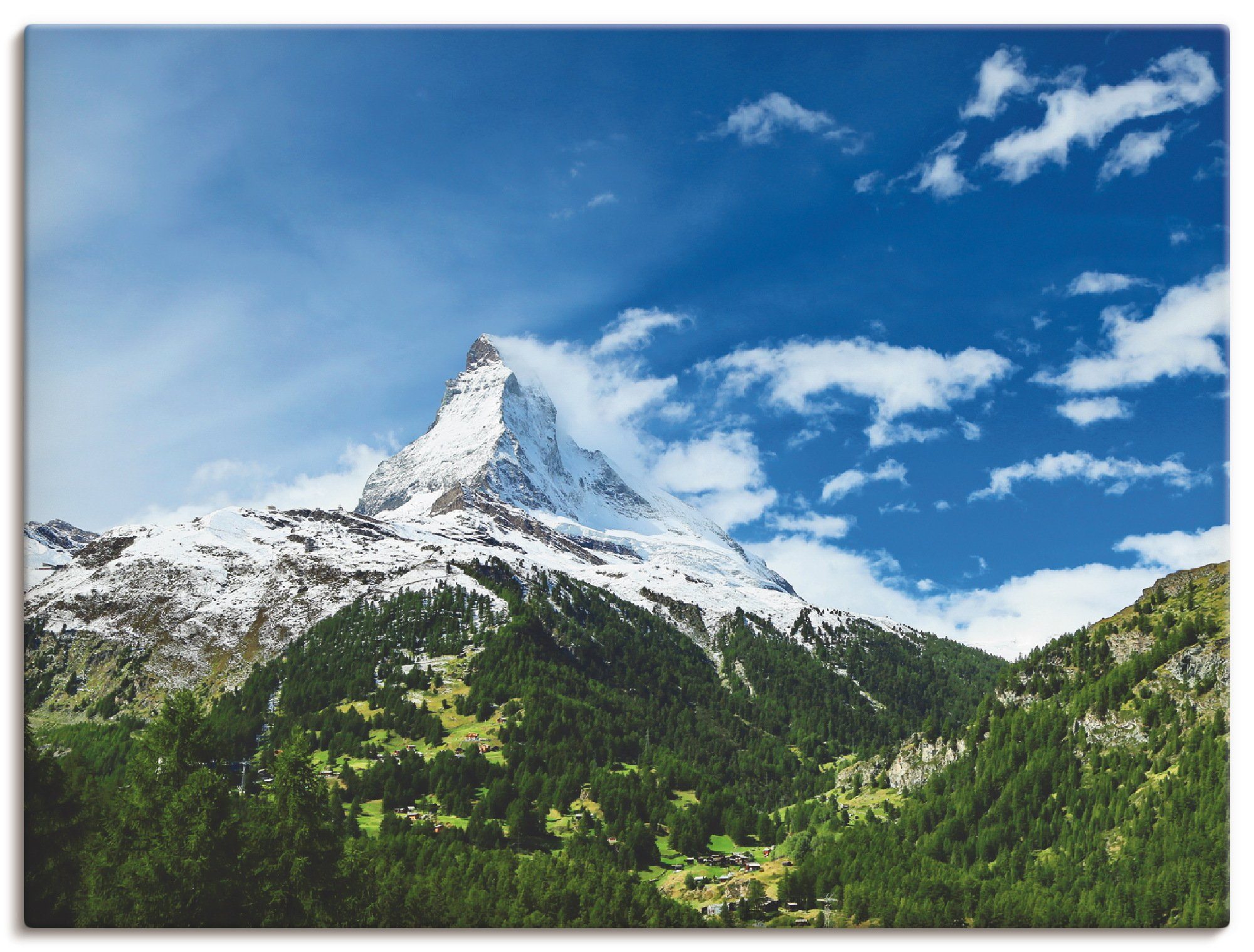 Artland Wandbild Matterhorn, Berge (1 St), als Leinwandbild, Wandaufkleber oder Poster in versch. Größen