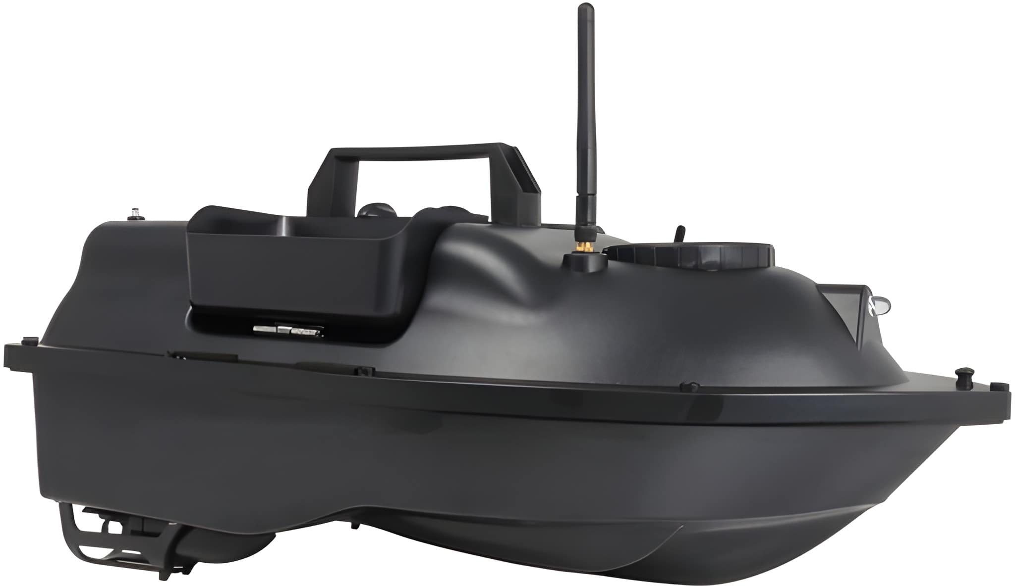 Athlix Kunstköder Futterboot mit GPS RC Boot, Fischköder-Boot Angelköder, GPS-gesteuertes Futterboot, 3 Köderbehälter, Fernbedienung