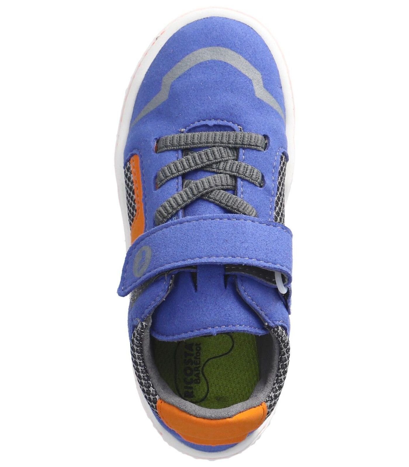 Ricosta Sneaker Lederimitat/Textil Grau Blau Sneaker