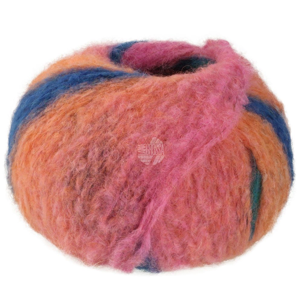 LANA GROSSA GIGANTE Häkelwolle, 300 m (voluminöses Alpakagarn mit Streifeneffekt), 100 g