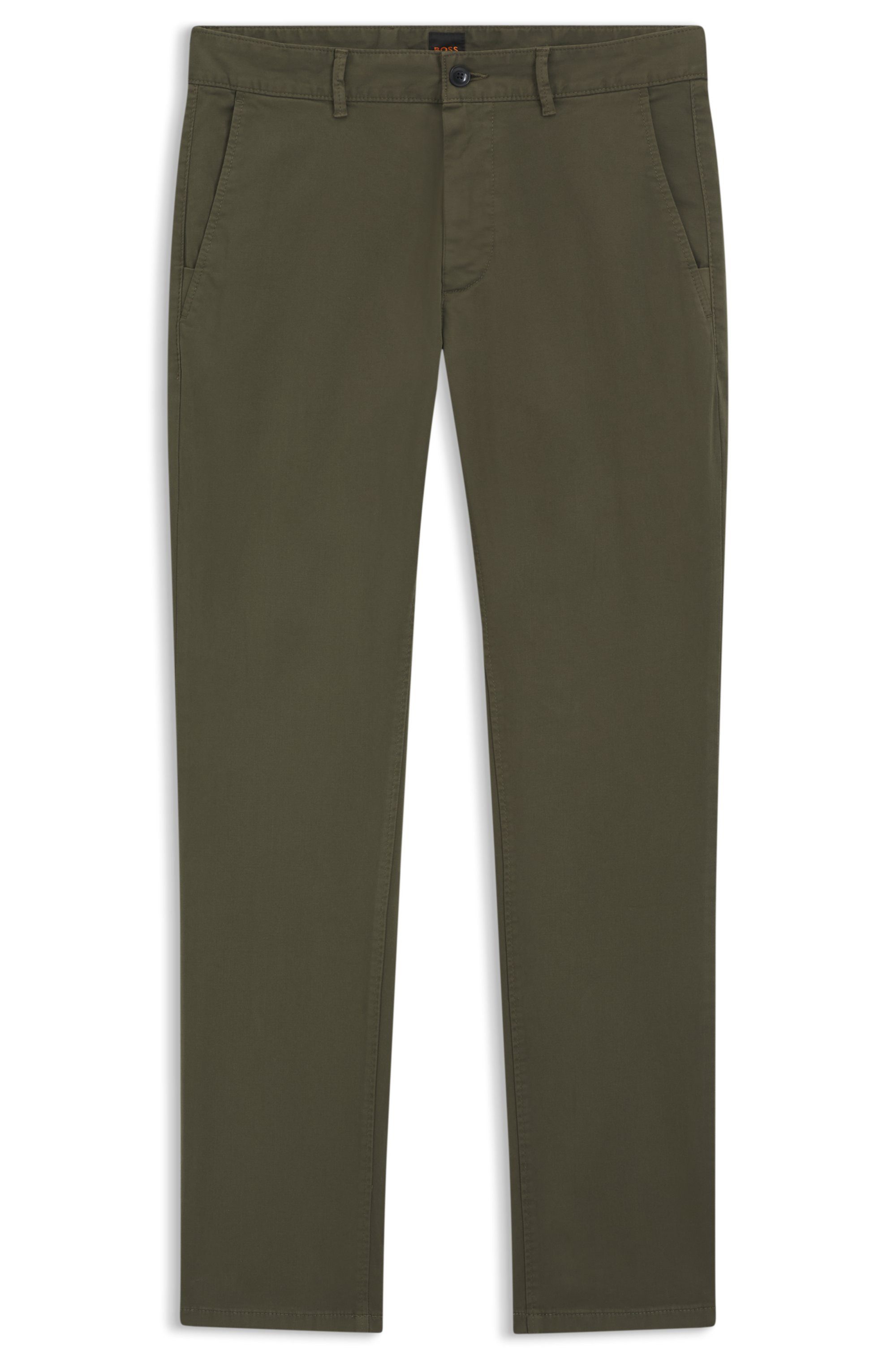 BOSS ORANGE Chinohose slim mit Gesäßtaschen