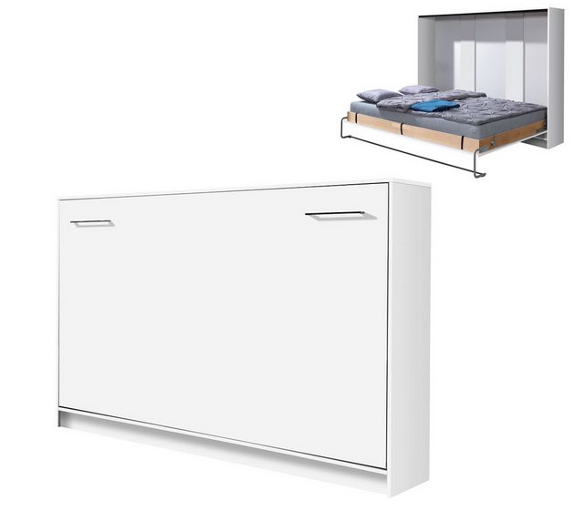 QMM TraumMöbel Schrankbett Wandbett HB90x200 (Einzelnes Möbelstück) horizon günstig online kaufen