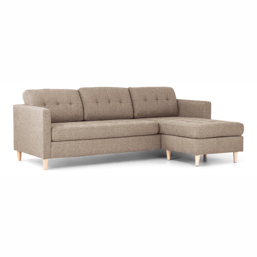 Sofa ebuy24 oder rechts links Braun Marino Sofa, gewe Chaiselongsofa