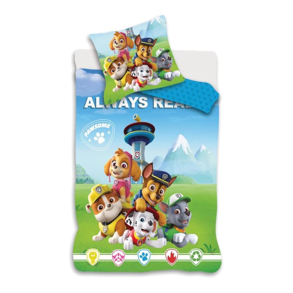 PAW PATROL Babybettwäsche Babybettwäsche PAW Patrol "Always Ready", 100x135 cm