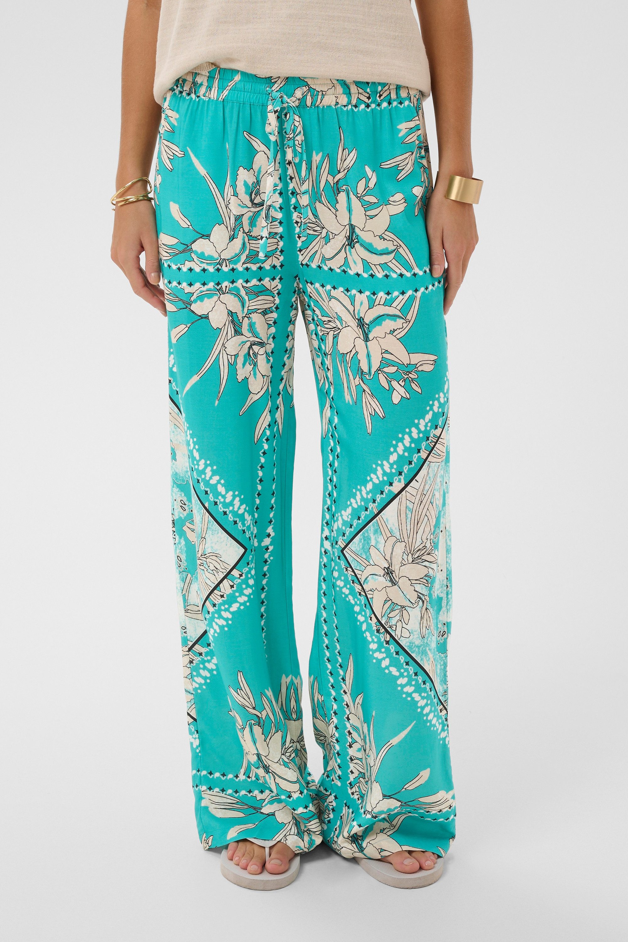 Cream Stoffhose Casual CRTIAH