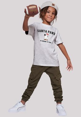F4NT4STIC T-Shirt Santa Paws Christmas Cat Premium Qualität, Rock-Musik, Band