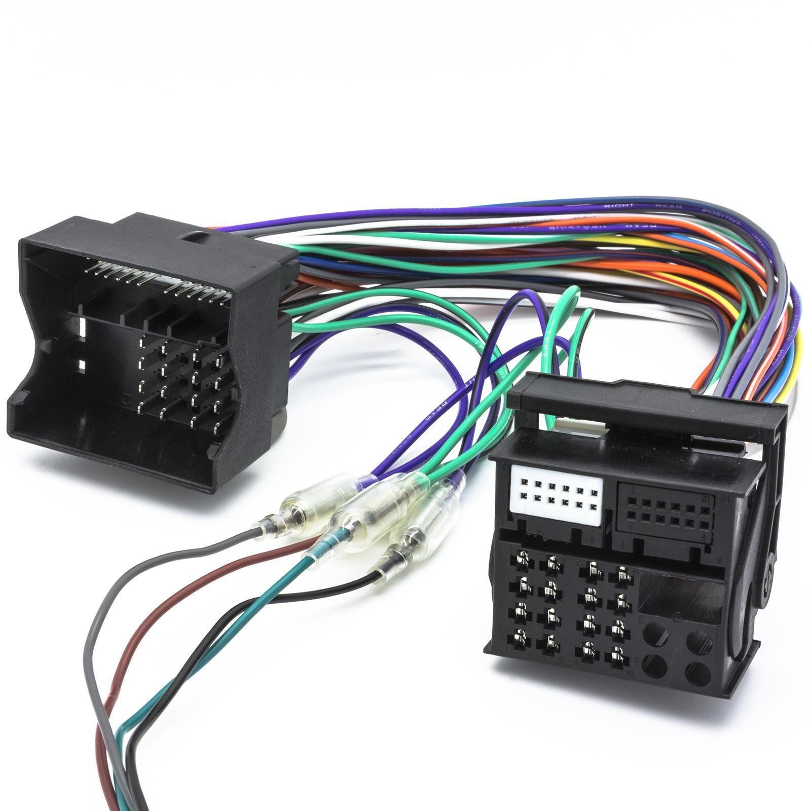 Adapter Universe Verstärker 2 Kanal Chinch Adapter Kabel auf Quadlock Ausgang KFZ-Adapter