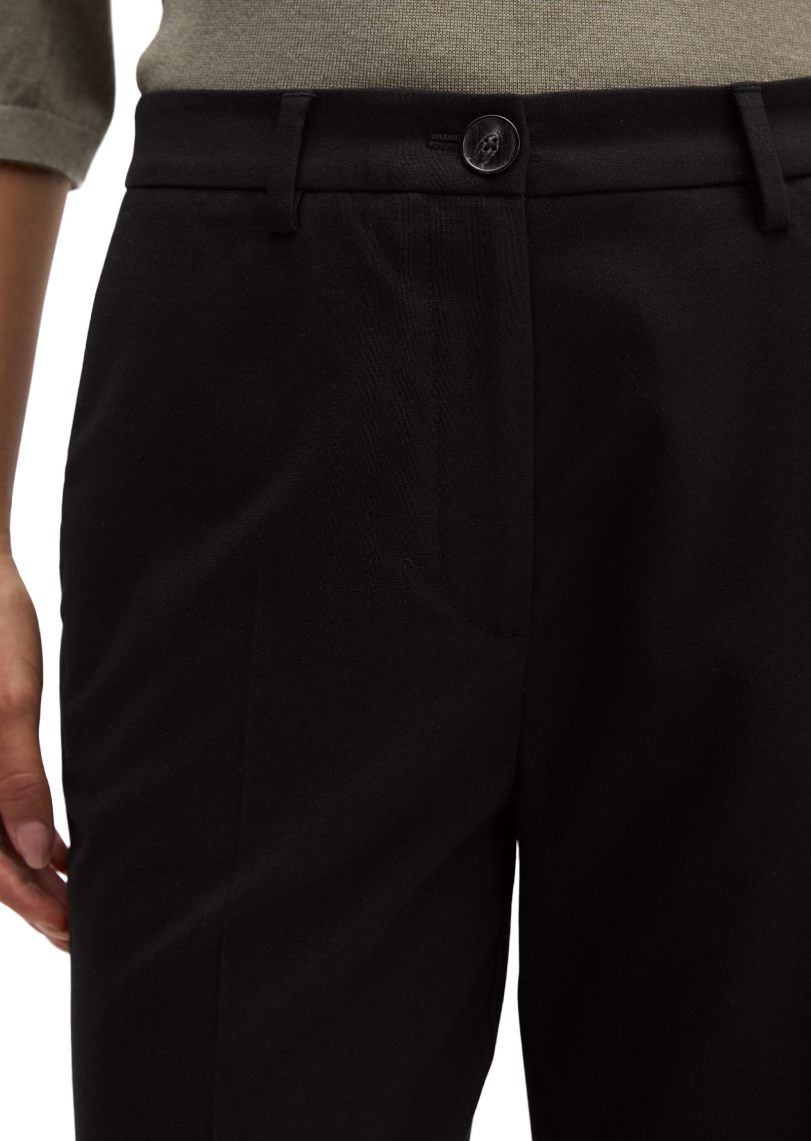 Marc O'Polo Stoffhose MALIN SLIM mit geschlitztem Saum, Slim Fit – Bild 4 von 5