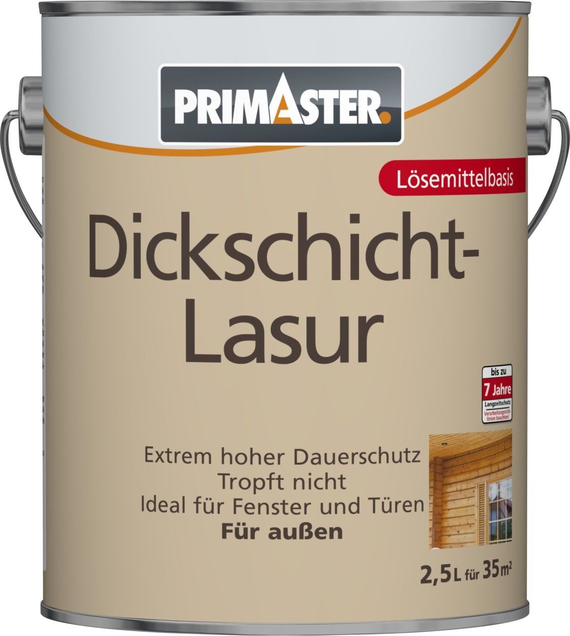 Lasur Dickschichtlasur 2,5 ebenholz Primaster Primaster L