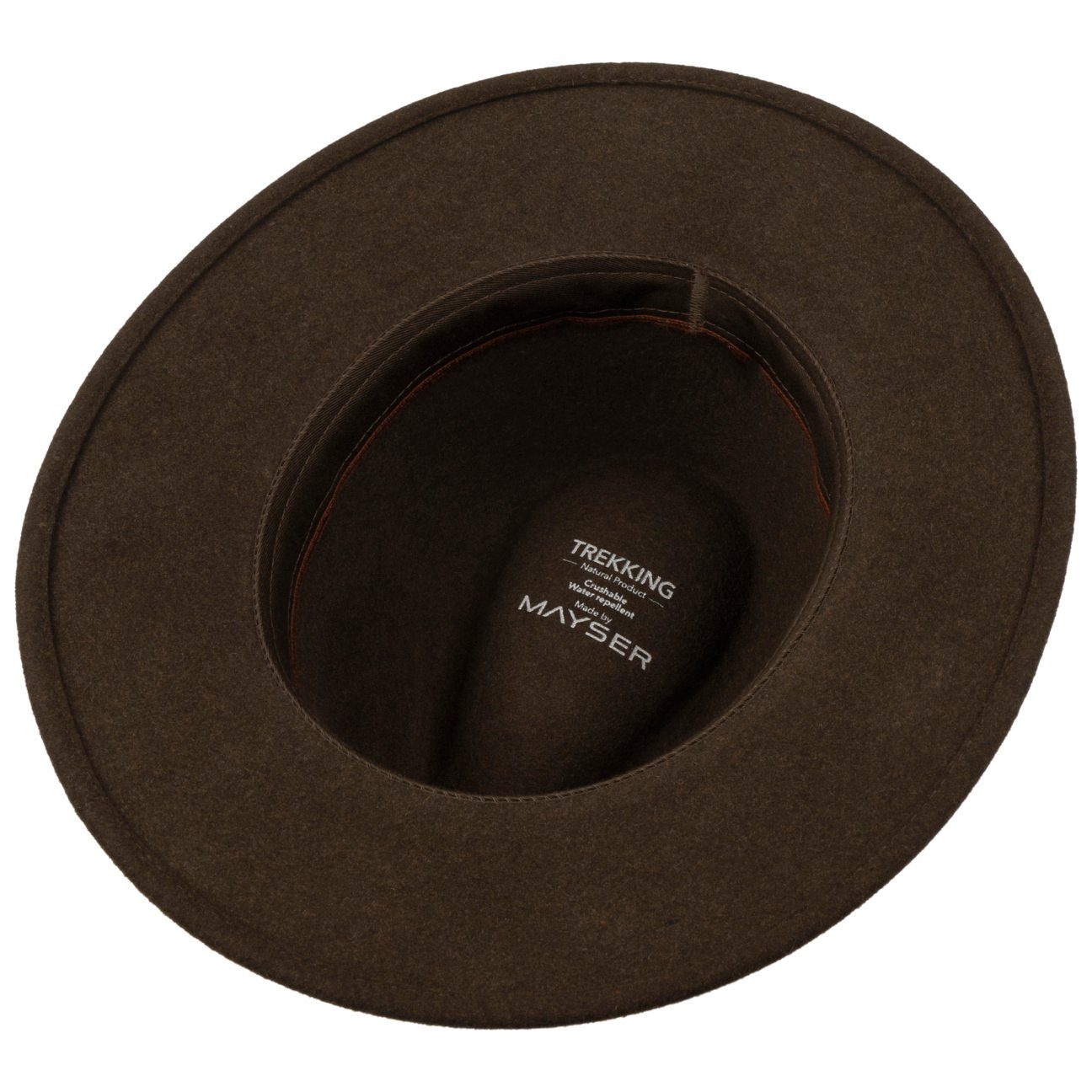 Mayser Filzhut (1-St) Wollfilzhut mit Lederband, Made in the EU