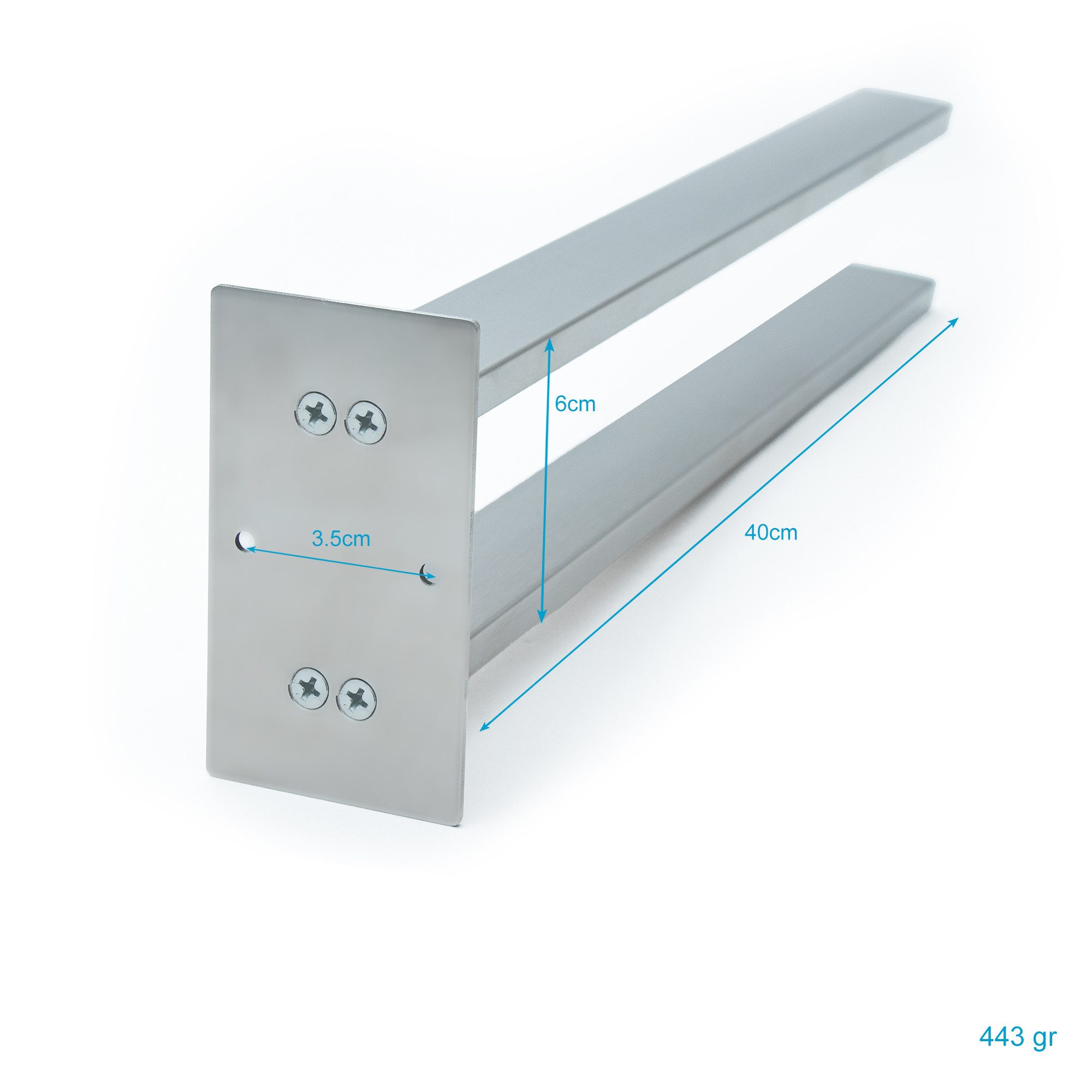 Intirilife Handtuchhalter, Handtuchhalter Edelstahl zum Kleben und Bohren 2 günstig online kaufen