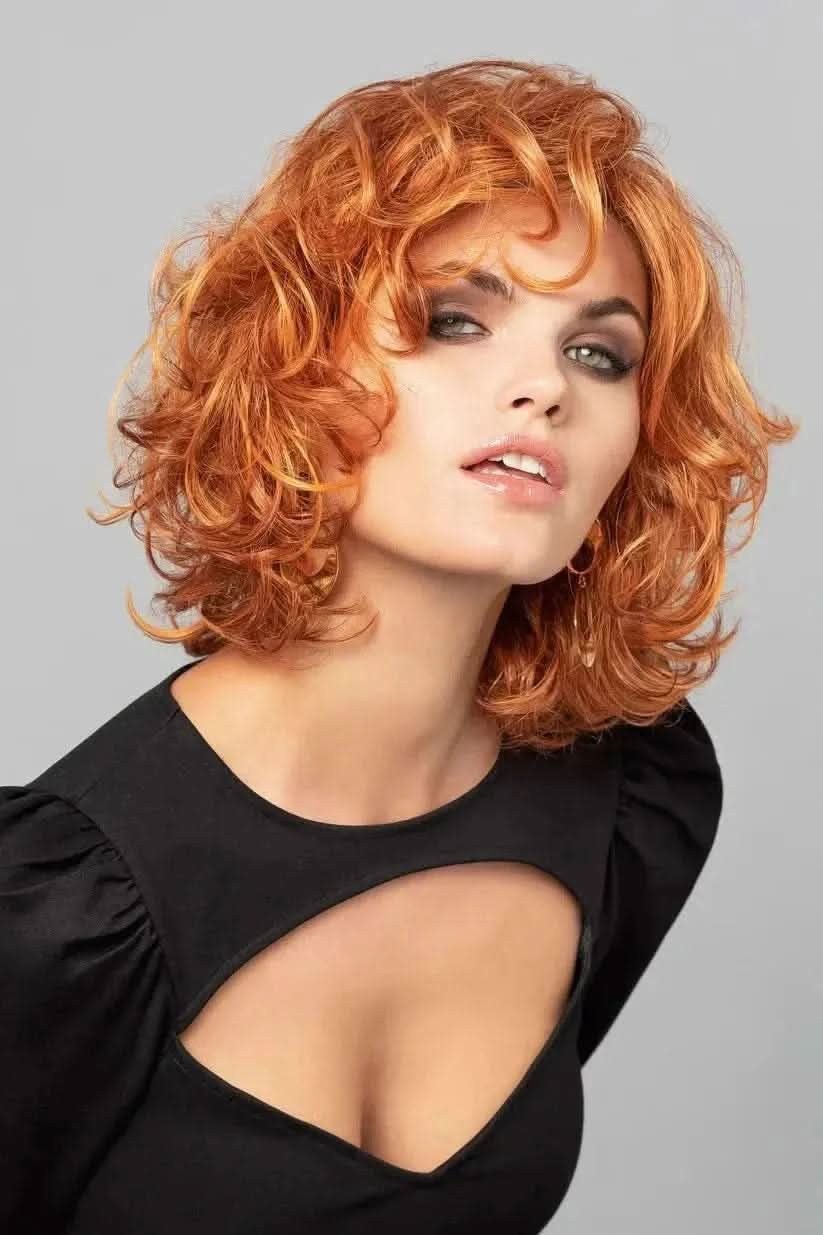 Gisela Mayer Kunsthaarperücke Gisela Mayer Modern Curl, Mittellange Locken, pflegeleicht, 55 cm, natürliches Volumen