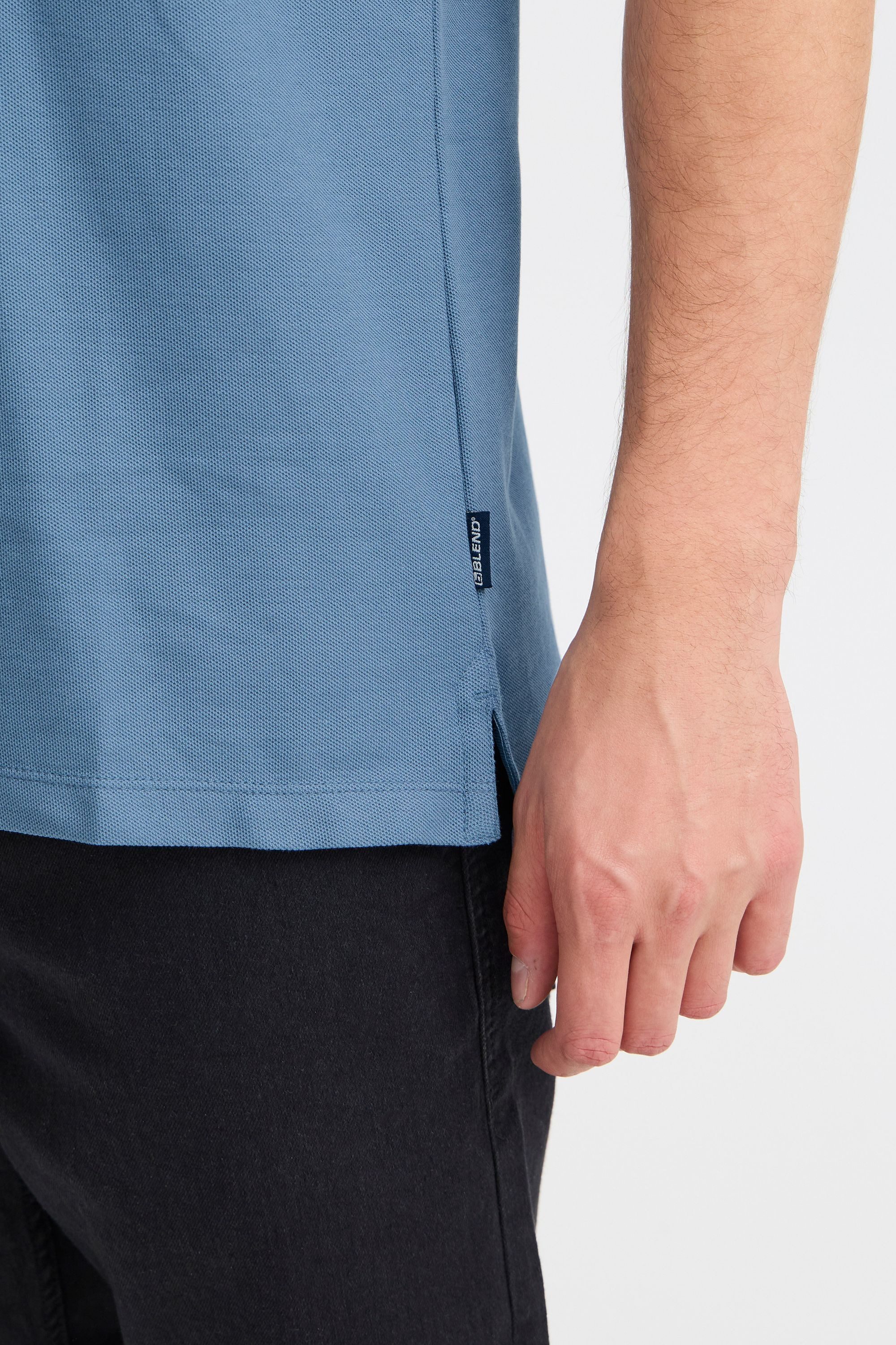 Blend Poloshirt BHElmo (1-tlg) Klassisches Poloshirt mit Stickerei