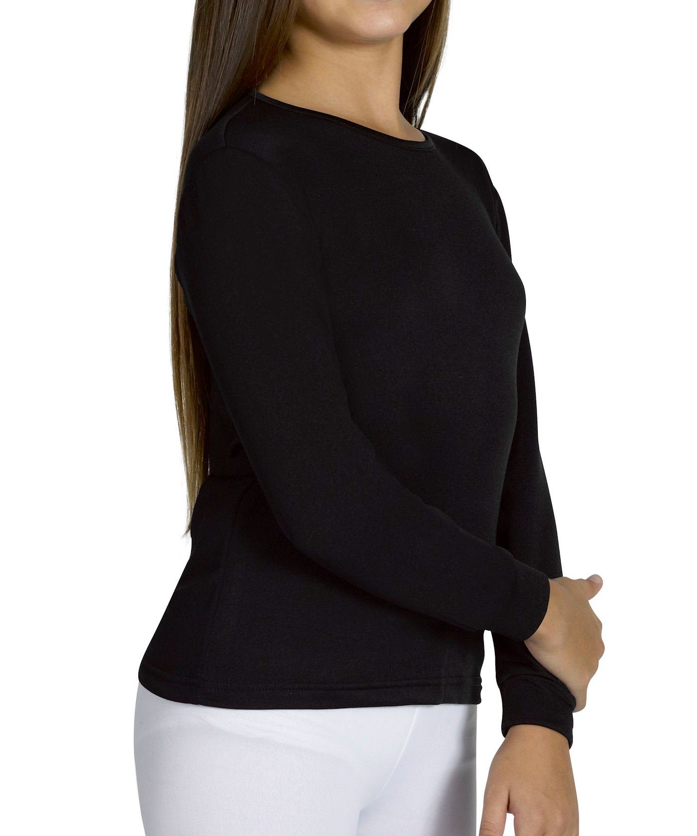 YSABEL MORA Unterhemd Ysabel Mora Kinder Thermo Unterhemd Langarm schwarz (Set, 1-St., Garnitur)