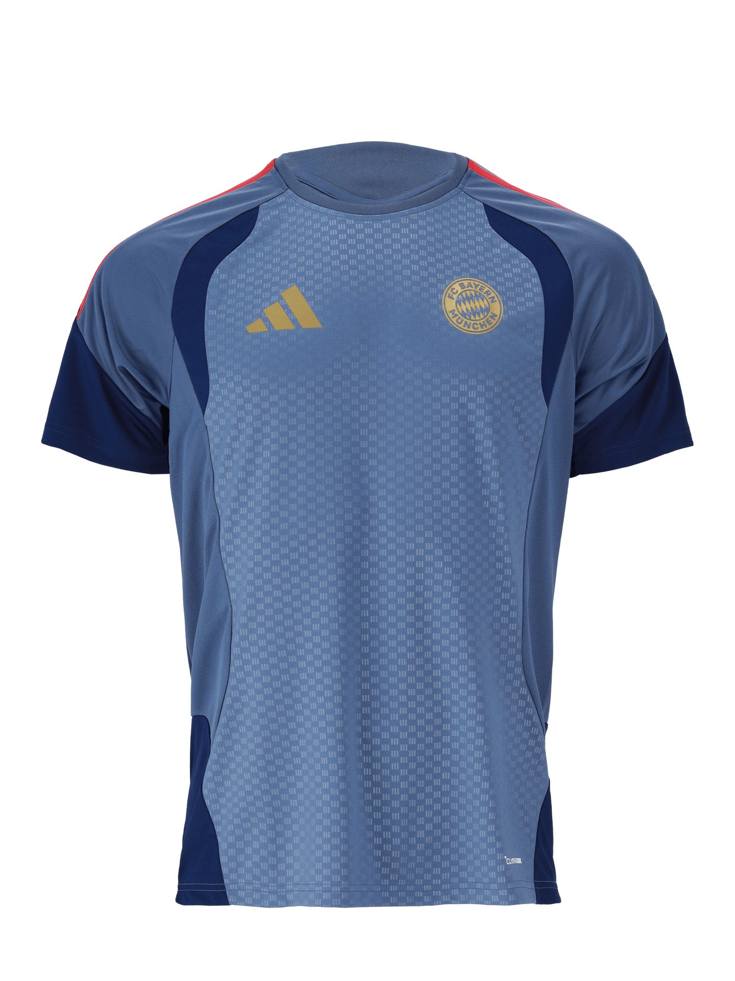adidas Performance T-Shirt FC Bayern München, Trainingsshirt Teamline, Kinder, Blau – Bild 5 von 5