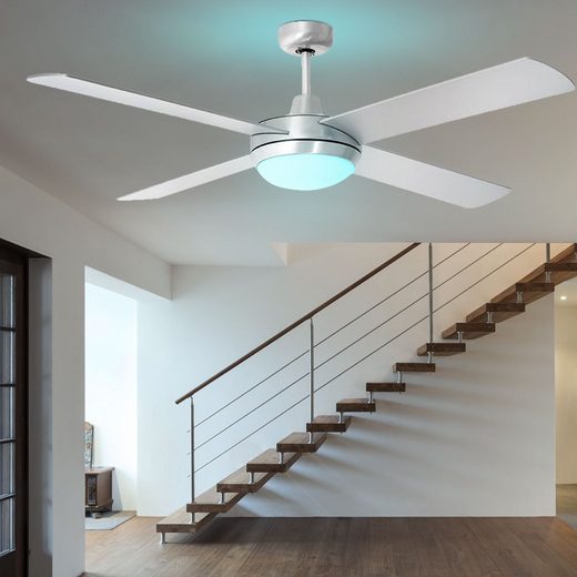 etc-shop Deckenventilator, Decken Ventilator Raum Lüfter Alexa Google