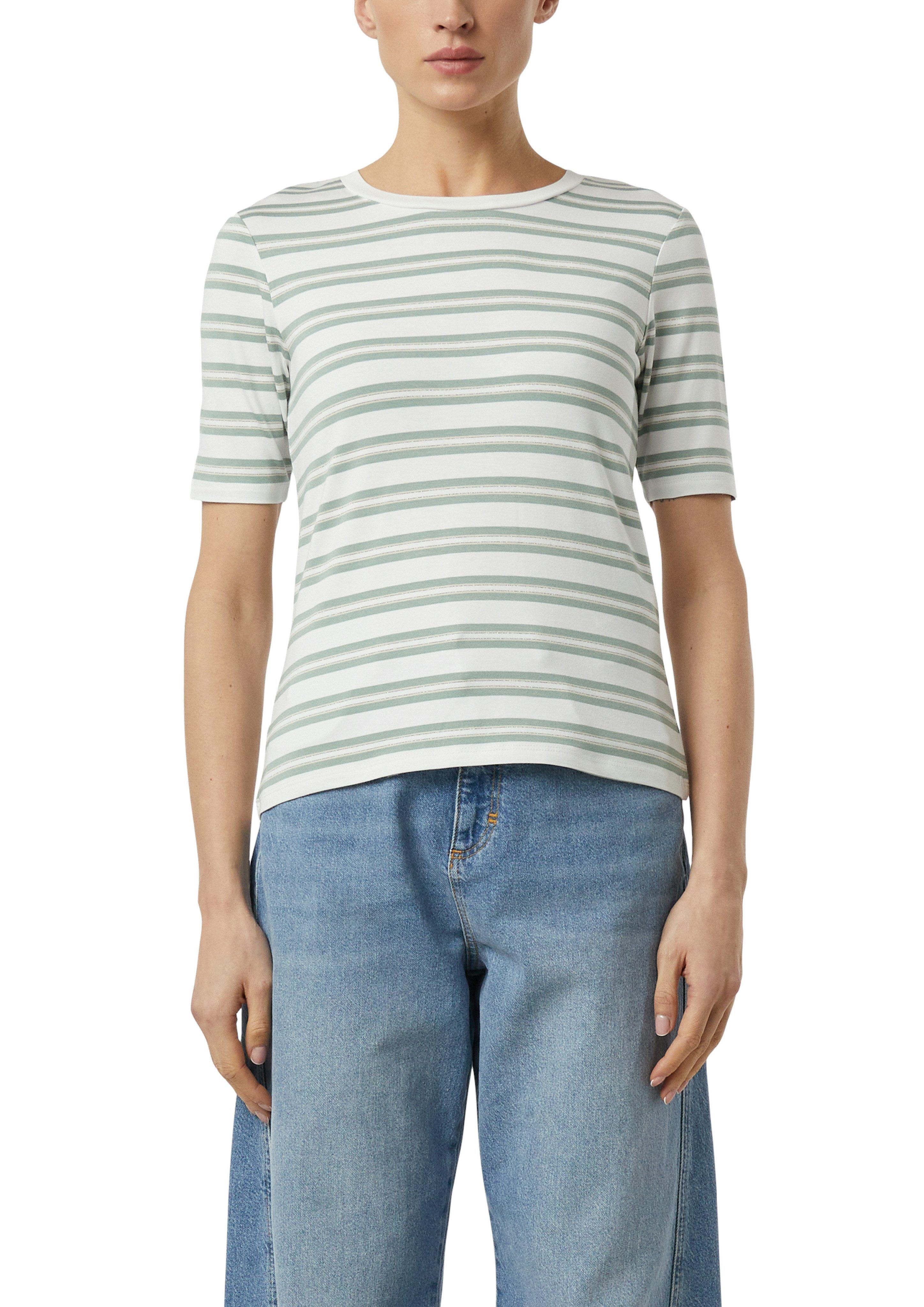 comma T-Shirt im Streifen-Design