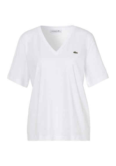 Lacoste T-Shirt mit Lacoste Logo auf der Brust