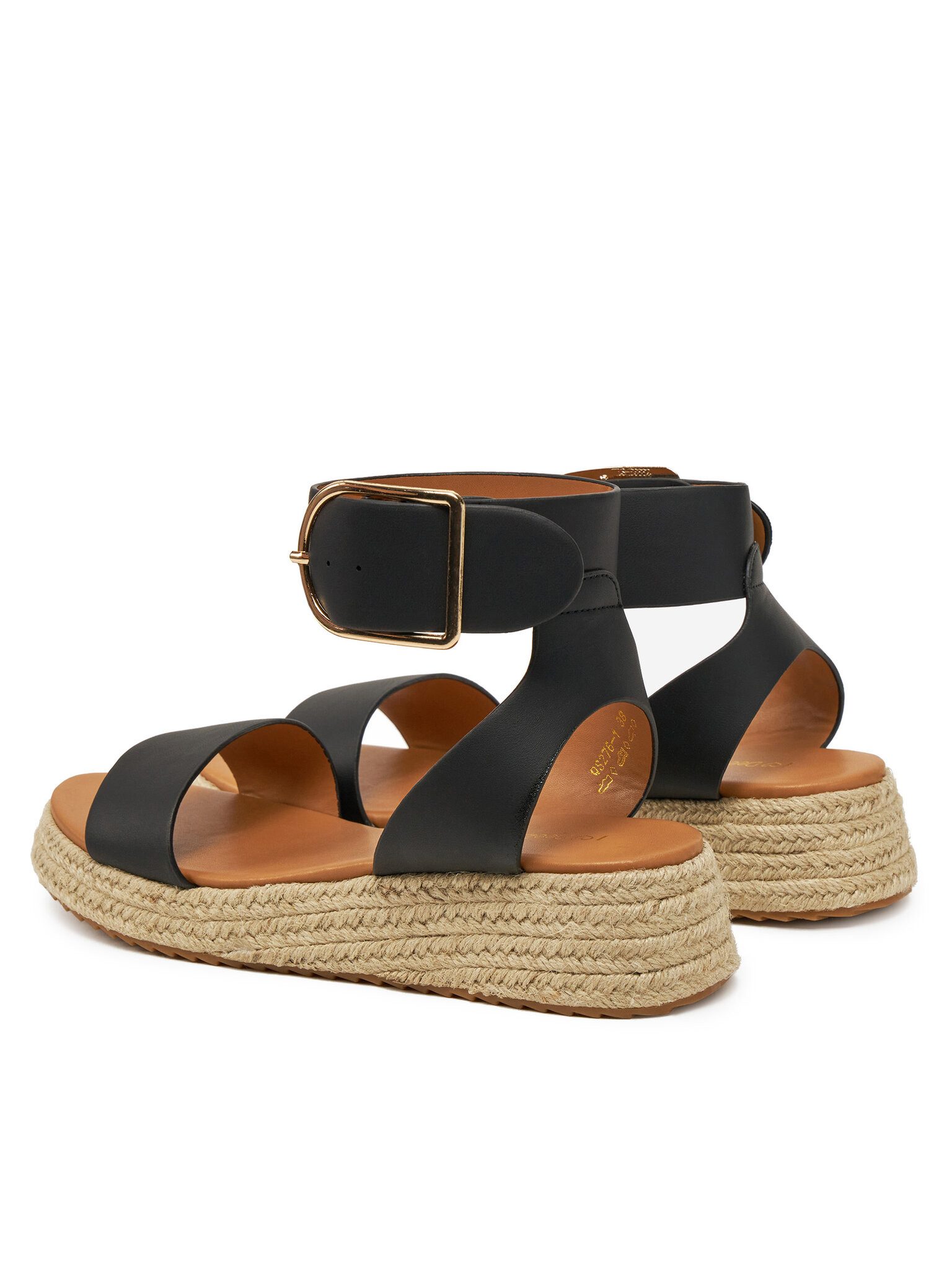 DeeZee Deezee Damen Espadrilles Schwarz QS276-1 Espadrille