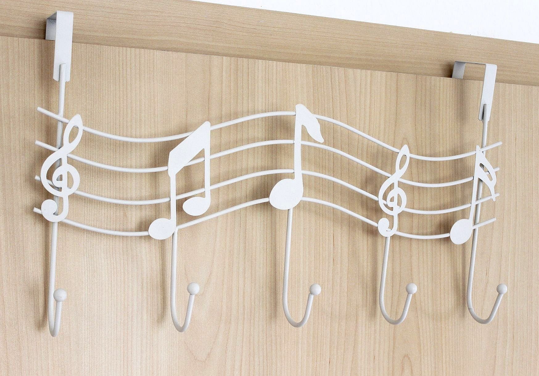 DanDiBo Türgarderobe Melody 131019 Weiß Türhaken 42 cm Garderobe Kleiderhak günstig online kaufen