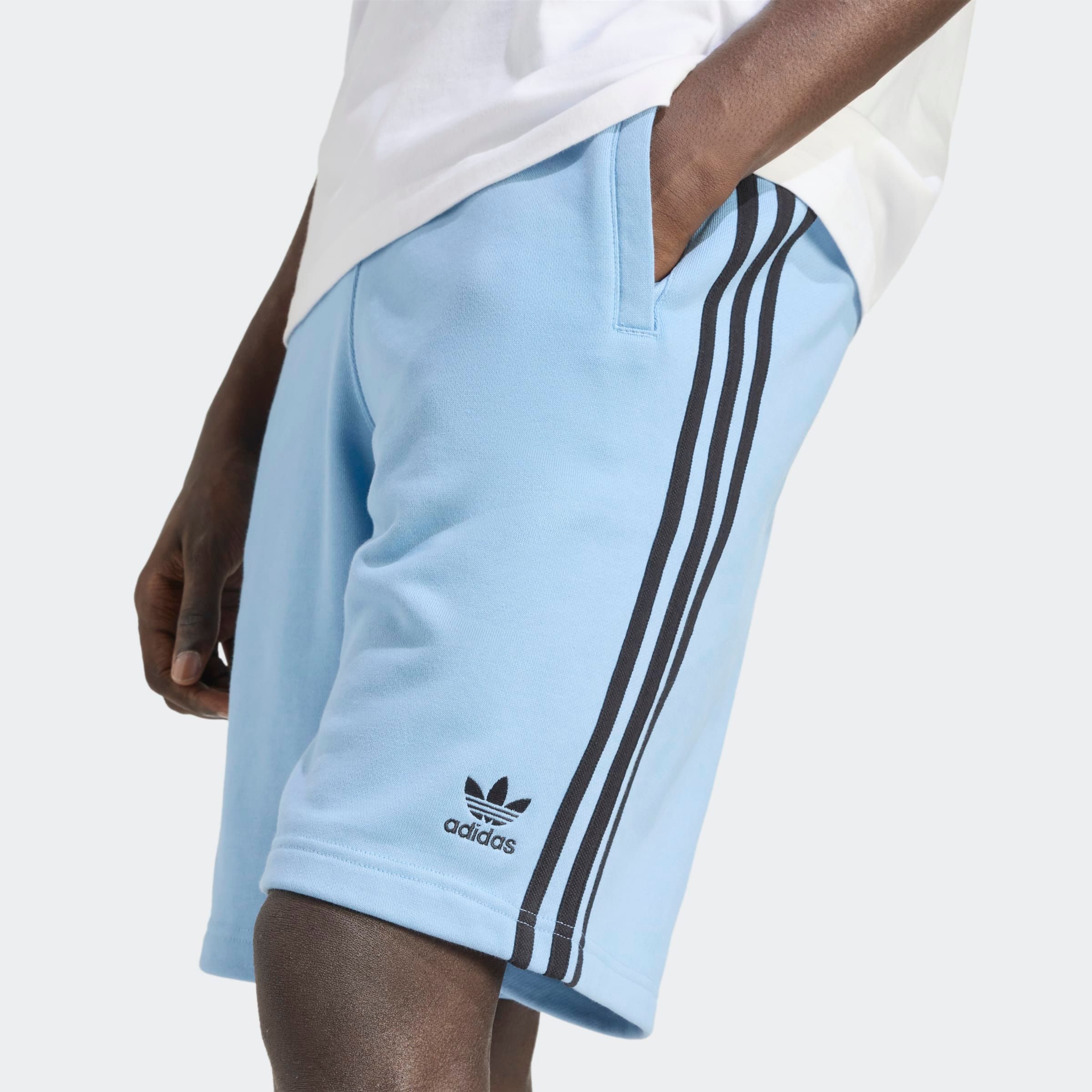 adidas Originals Shorts 3-STRIPE SHORT (1-tlg) Drei Streifen Sweat Shorts aus weichem French-Terry Material
